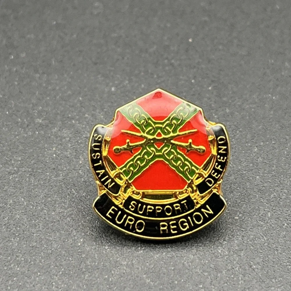 Euro‎ Region Sustain Support Defend Lapel Hat Pin